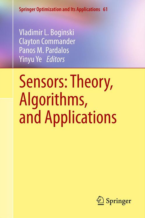 Produktbild: Sensors: Theory, Algorithms, and Applications