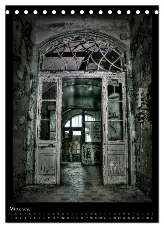 Produktbild: Lost Places Vergessene Orte (Tischkalender 2026 DIN A5 hoch), CALVENDO Monatskalender