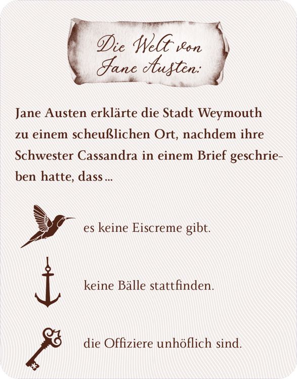 Produktbild: Die Welt der Jane Austen - Das Quiz