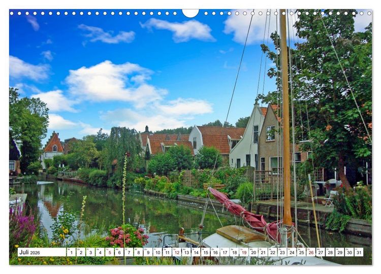 Produktbild: Idylle am Ijsselmeer (Wandkalender 2026 DIN A3 quer), CALVENDO Monatskalender