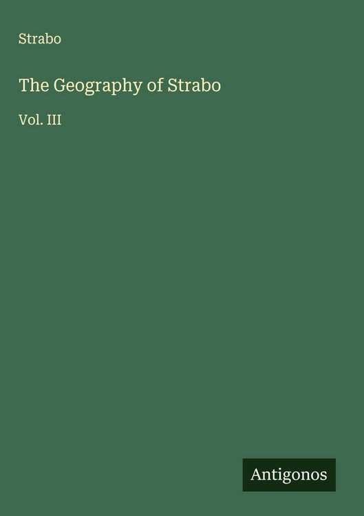 Produktbild: The Geography of Strabo