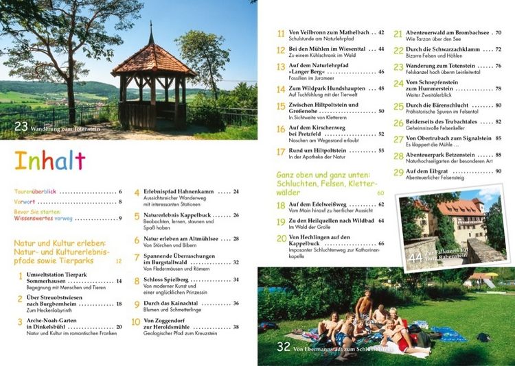 Produktbild: Das gro&szlig;e Kinder-Wander-Erlebnis-Buch Franken