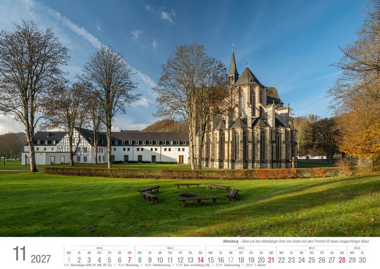 Produktbild: Altenberg 2027 Bildkalender A3 Spiralbindung
