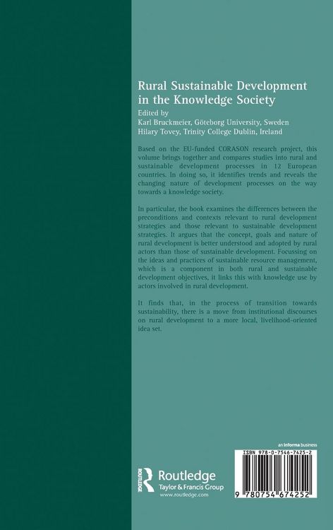 Produktbild: Rural Sustainable Development in the Knowledge Society