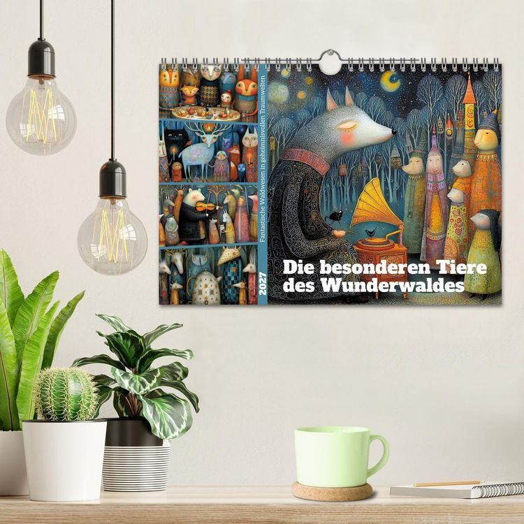 Produktbild: Die besonderen Tiere des Wunderwaldes (Wandkalender 2027 DIN A4 quer), CALVENDO Monatskalender