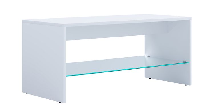 Produktbild: Holz Sofatisch Couchtisch Glas Wisal