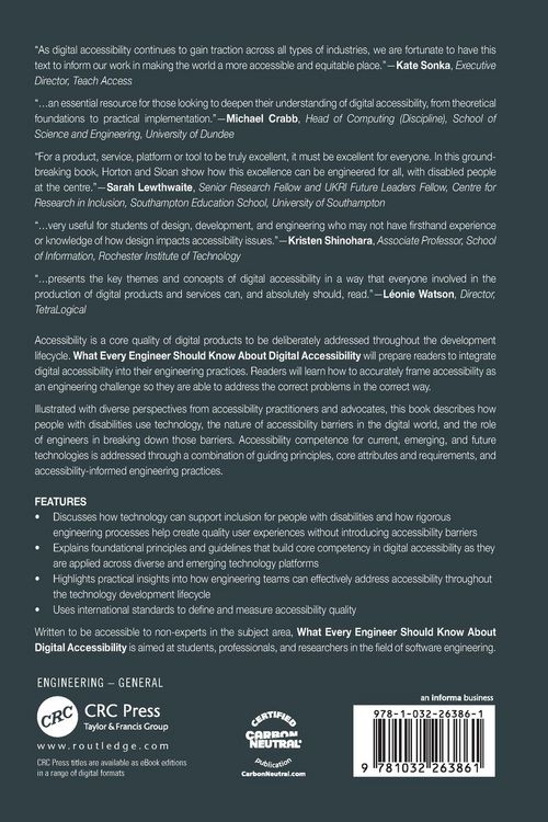 Produktbild: What Every Engineer Should Know About Digital Accessibility