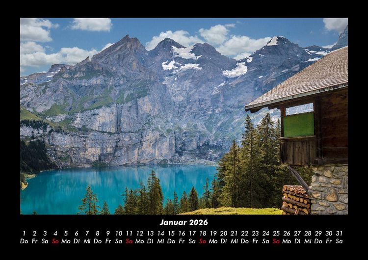 Produktbild: Bergige Welten 2026 Fotokalender DIN A3