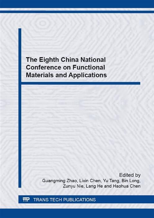 Produktbild: The Eighth China National Conference on Functional Materials and Applications