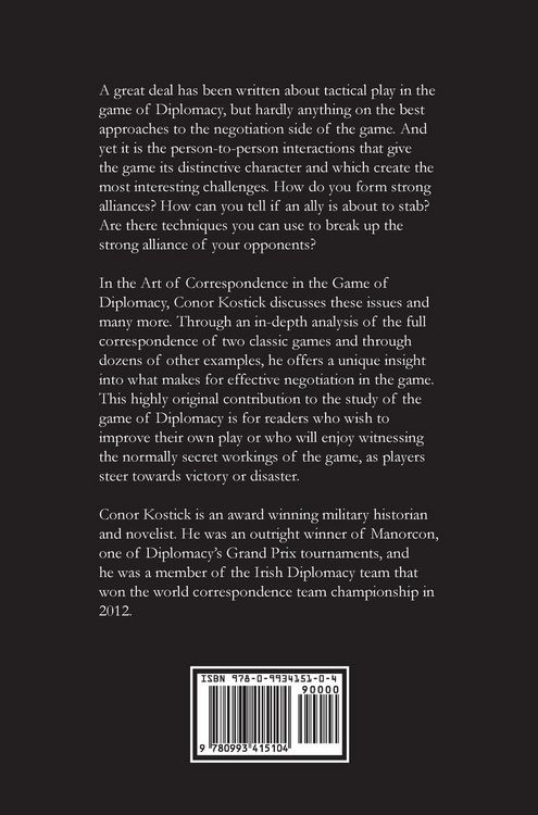 Produktbild: The Art of Correspondence in the Game of Diplomacy