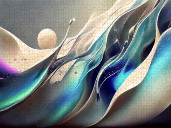 Produktbild: CALVENDO Puzzle Welle | 1000 Teile Lege-Gr&ouml;&szlig;e 64x48cm Foto-Puzzle f&uuml;r gl&uuml;ckliche Stunden