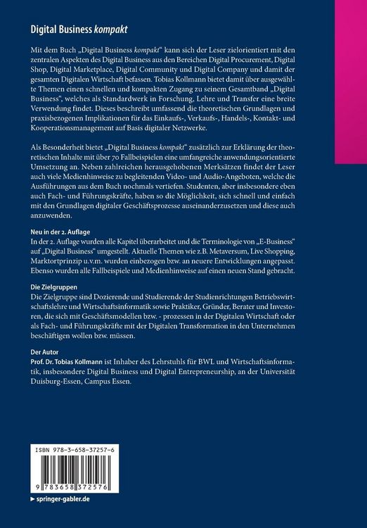 Produktbild: Digital Business kompakt
