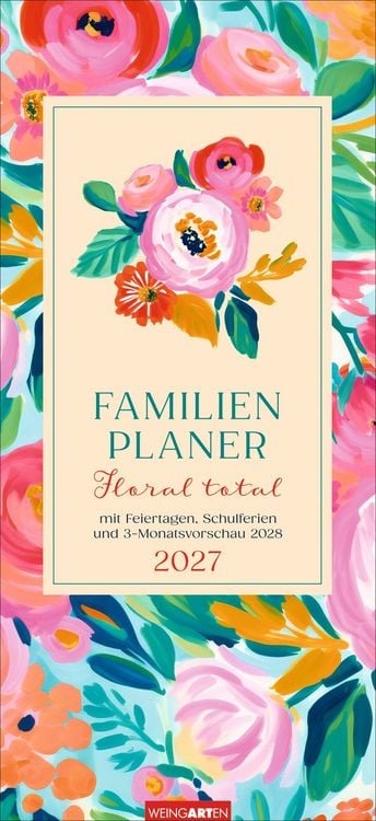 Produktbild: Floral total Familienplaner 2027