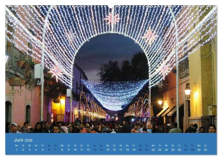 Produktbild: Viva Mexiko - Farben und Freude (hochwertiger Premium Wandkalender 2026 DIN A2 quer), Kunstdruck in Hochglanz