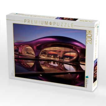 Produktbild: CALVENDO Puzzle Purple Ufo | 2000 Teile Lege-Gr&ouml;&szlig;e 90x67cm Foto-Puzzle f&uuml;r gl&uuml;ckliche Stunden
