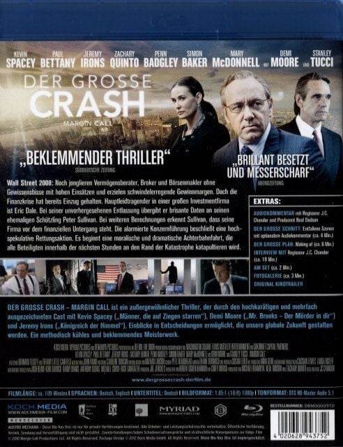 Produktbild: Der gro&szlig;e Crash - Margin Call