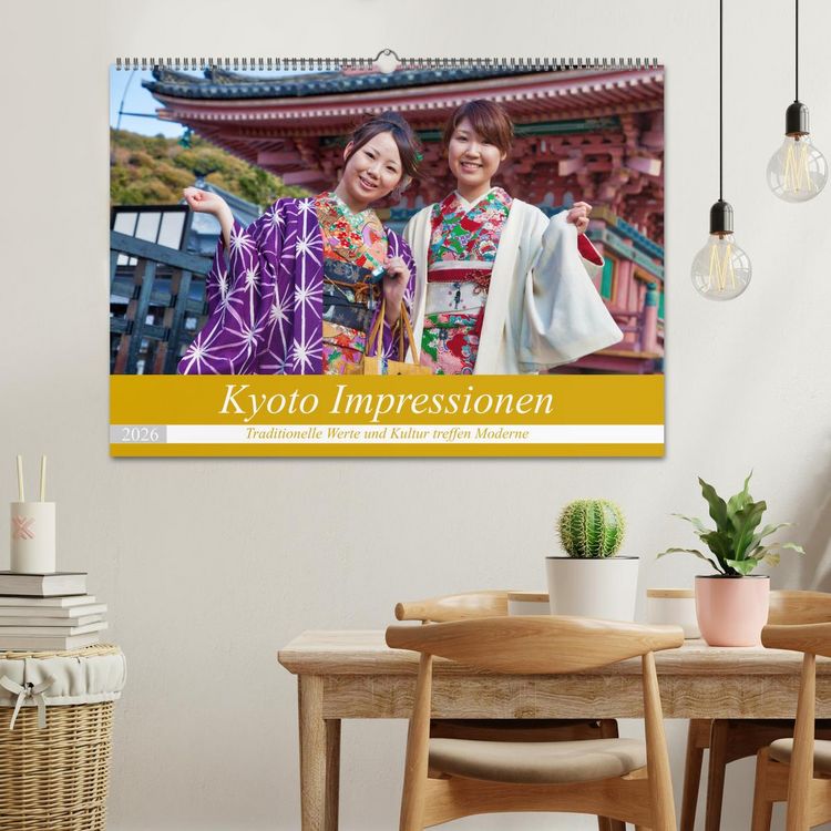 Produktbild: Kyoto Impressionen (Wandkalender 2026 DIN A2 quer), CALVENDO Monatskalender