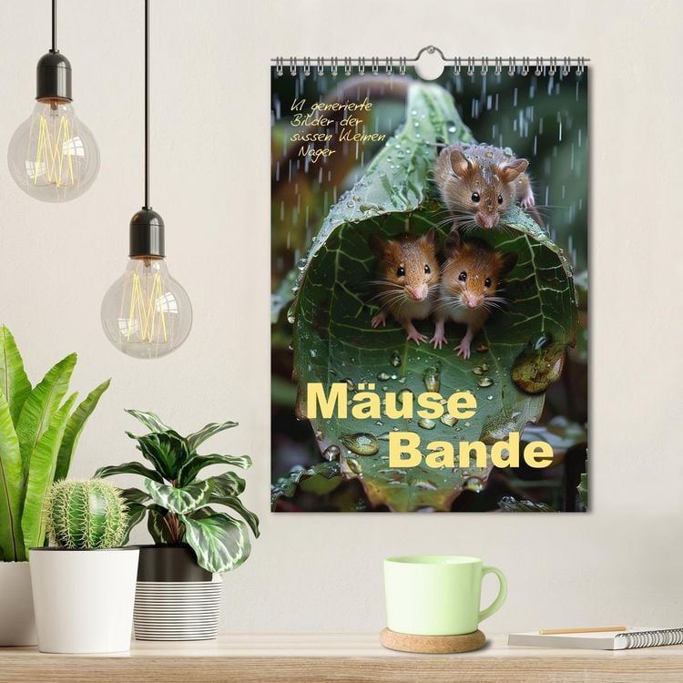Produktbild: M&auml;usebande (Wandkalender 2026 DIN A4 hoch), CALVENDO Monatskalender