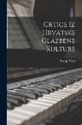 Produktbild: Crtice Iz Hrvatske Glazbene Kulture