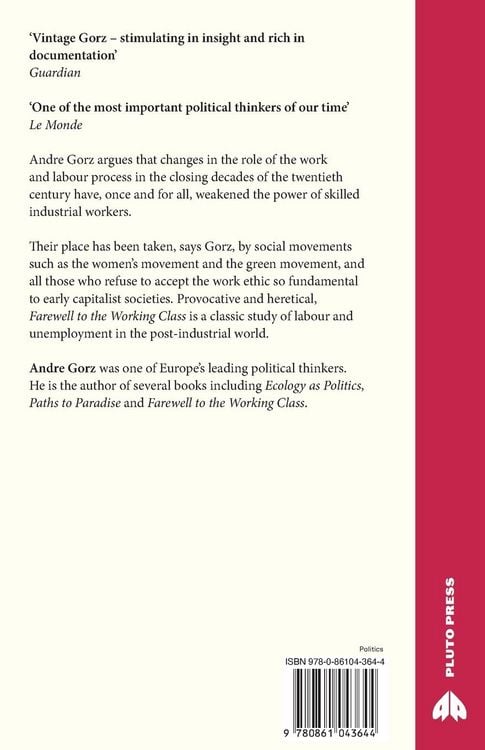 Produktbild: Farewell to the Working Class