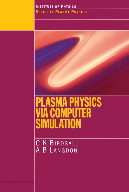Produktbild: Plasma Physics via Computer Simulation