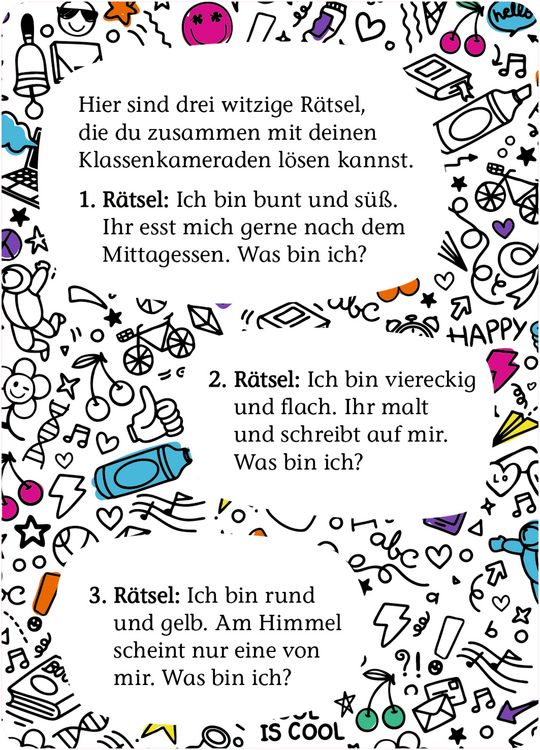 Produktbild: Kartenbox &ndash; Meine Pausen-Spiele-Box zum Schulstart
