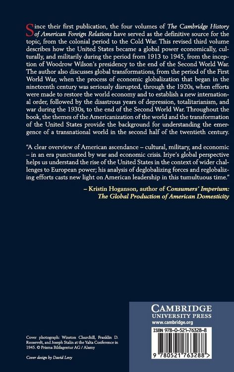 Produktbild: The New Cambridge History of American Foreign Relations, Volume 3