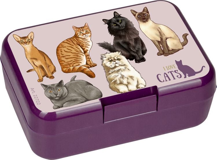 Produktbild: Mini-Snackbox Katzen - I love cats (cats & dogs)