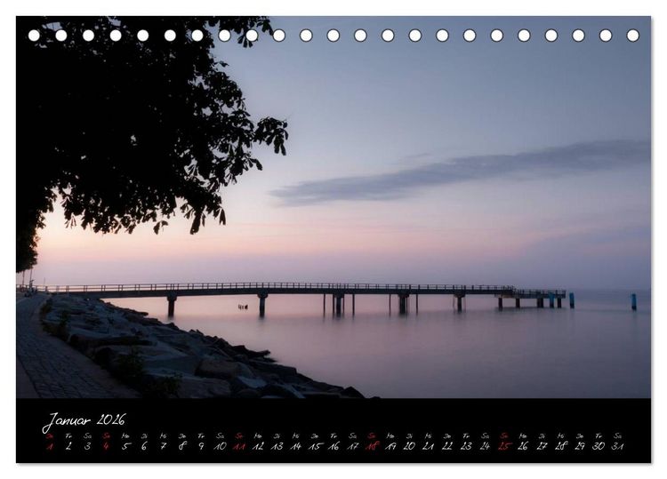 Produktbild: Sassnitz und R&uuml;gen (Tischkalender 2026 DIN A5 quer), CALVENDO Monatskalender
