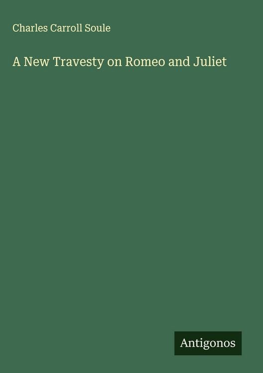 Produktbild: A New Travesty on Romeo and Juliet