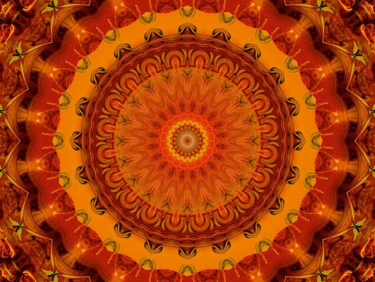 Produktbild: Mandala Buddhas Gold (Puzzle)