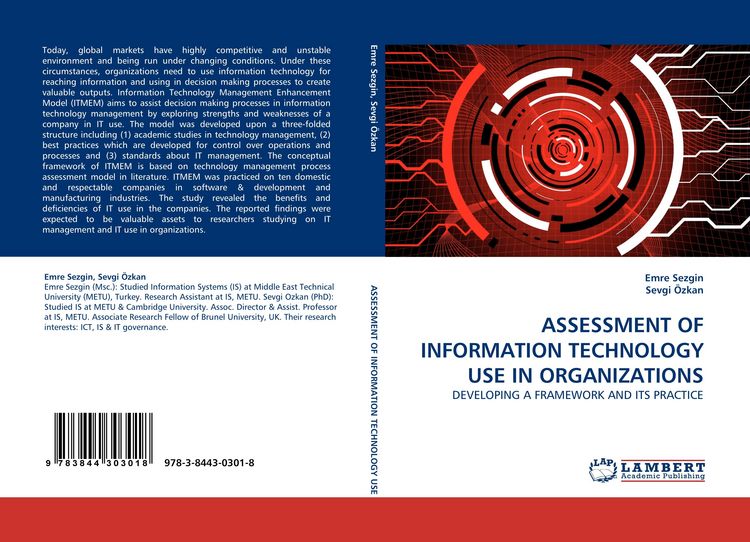 Produktbild: Assessment Of Information Technology Use in Organizations