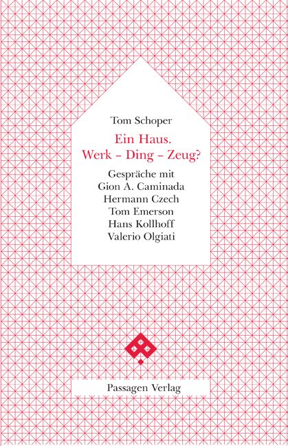 Produktbild: Ein Haus. Werk - Ding - Zeug?