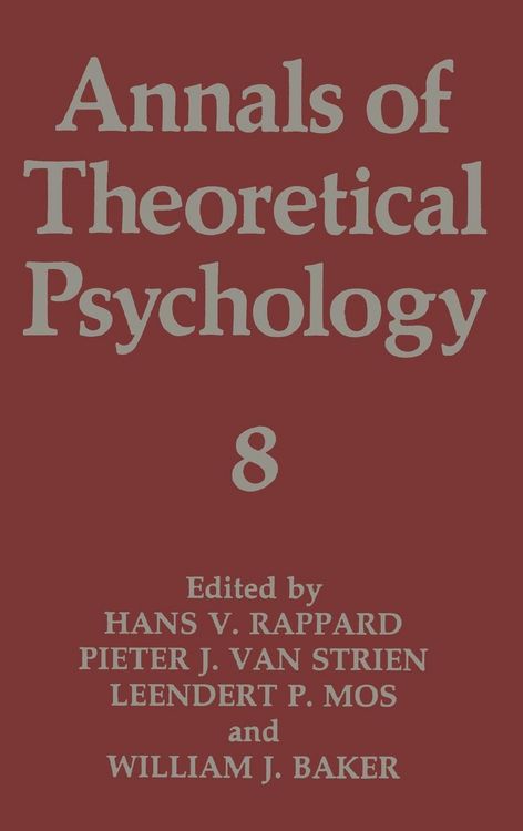 Produktbild: Annals of Theoretical Psychology