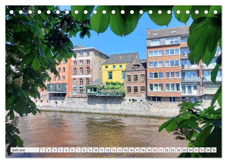 Produktbild: Namur - Hauptstadt der Wallonie (Tischkalender 2026 DIN A5 quer), CALVENDO Monatskalender