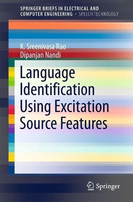 Produktbild: Language Identification Using Excitation Source Features