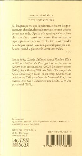 Produktbild: D&eacute;tails d'Opalka : r&eacute;cit