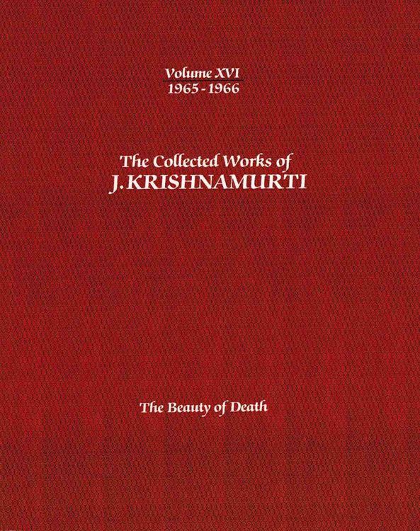 Produktbild: The Collected Works of J.Krishnamurti -Volume XVI 1965-1966