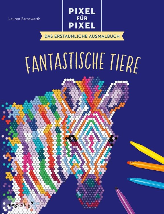 Produktbild: Pixel f&uuml;r Pixel &ndash; Das erstaunliche Ausmalbuch