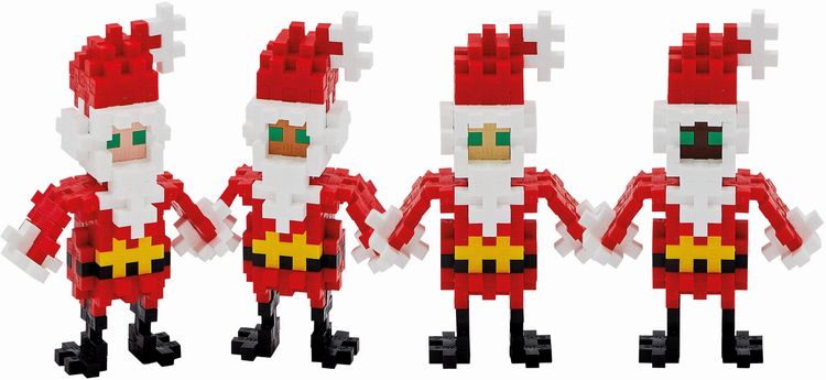 Produktbild: Plus-Plus 100 Tube Kreativ Bausteine Weihnachtsmann