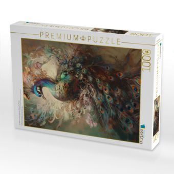 Produktbild: CALVENDO Puzzle Ein Motiv aus dem Kalender Malerische Pfaue | 1000 Teile Lege-Gr&ouml;&szlig;e 64x48cm Foto-Puzzle f&uuml;r gl&uuml;ckliche Stunden