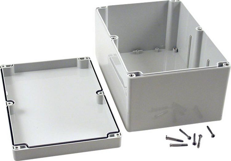 Produktbild: Hammond Electronics 1554VBGY Universal-Geh&auml;use 240 x 160 x 120 ABS Grau 1St.