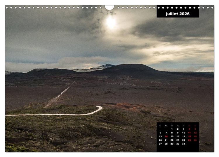 Produktbild: Paysages de l'&icirc;le de La R&eacute;union (Calendrier mural 2026 DIN A3 vertical), CALVENDO calendrier mensuel