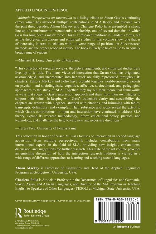 Produktbild: Multiple Perspectives on Interaction