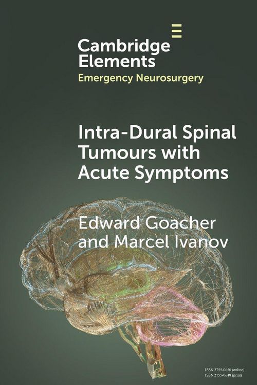 Produktbild: Intra-Dural Spinal Tumours with Acute Symptoms