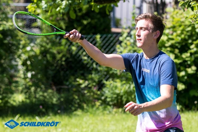 Set van 2 rackets en birdies voor Jazzminton V2