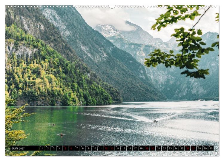 Produktbild: Bayrische Seen und W&auml;lder (Wandkalender 2027 DIN A2 quer), CALVENDO Monatskalender