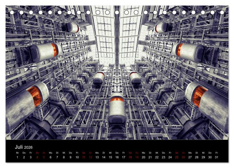 Produktbild: Welt der Aufz&uuml;ge (Tischkalender 2026 DIN A5 quer), CALVENDO Monatskalender