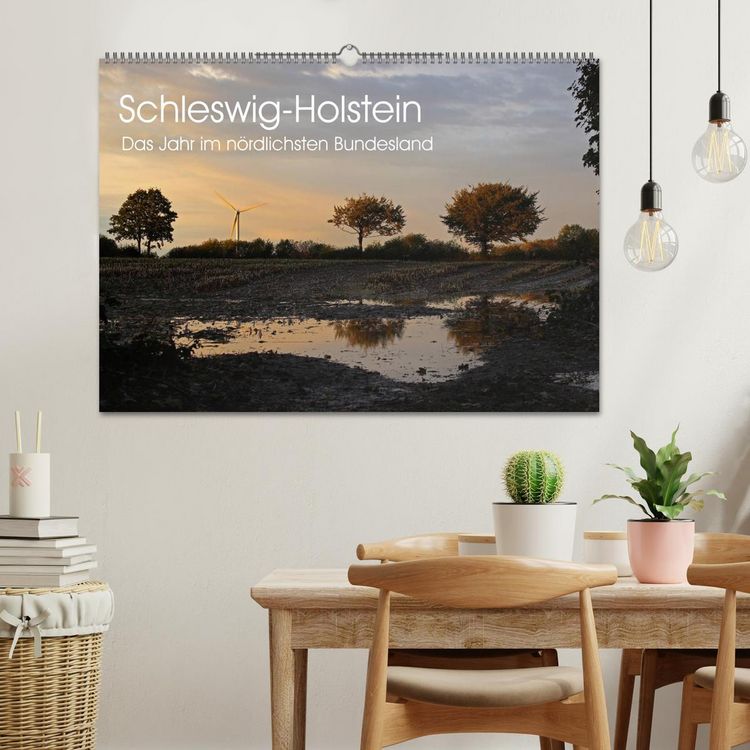 Produktbild: Schleswig-Holstein (Wandkalender 2026 DIN A2 quer), CALVENDO Monatskalender