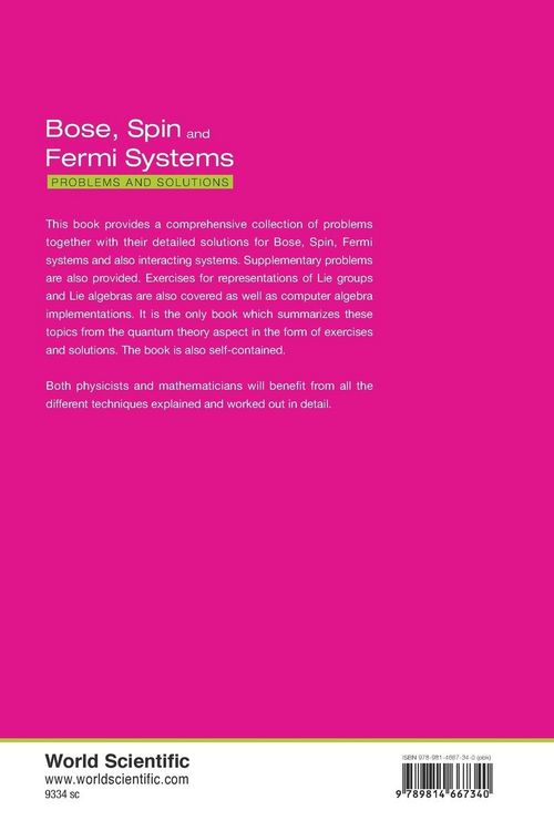 Produktbild: Bose, Spin and Fermi Systems